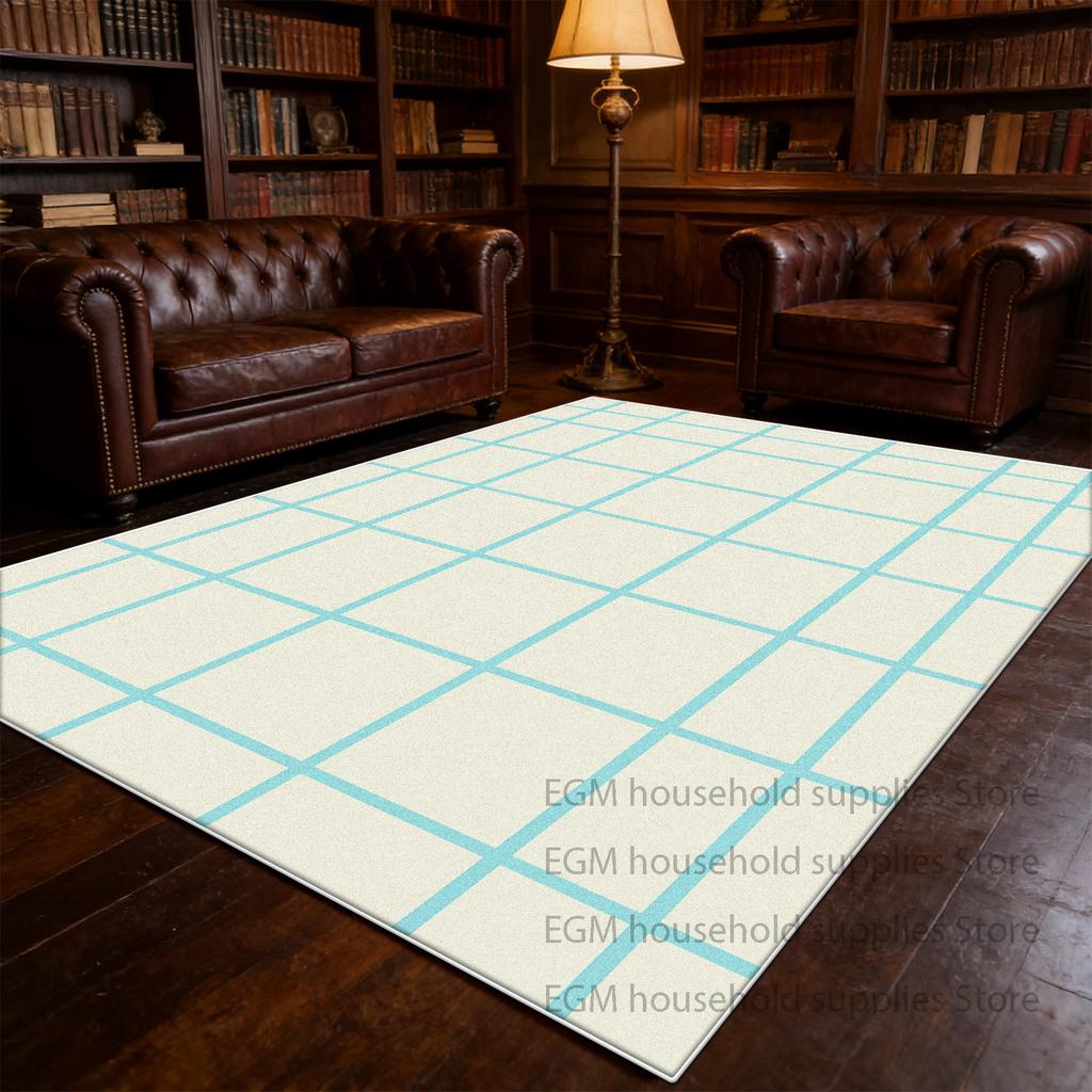 Light Luxury Carpet Simple Modern Style Living Room Decor Cloakroom Customizable Rug Washable Coffee Tables Soft Mat Non-slip