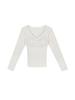 Cashmere Silk Thermal Underwear with Chest Pads, Women's Autumn and Winter Slim-fitting, Hot and Thin Long Johns, Long Johns Inside and Outside