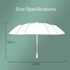 Folding umbrella transparent folding umbrella one-touch automatic opening and closing plastic umbrel