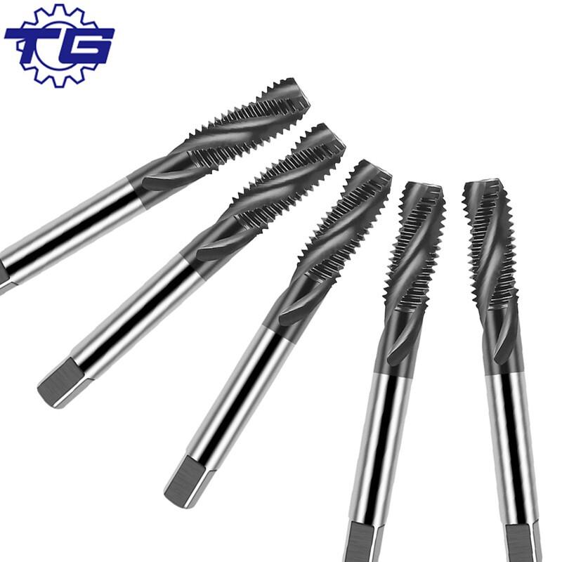 High-Speed Steel Molybdenum Coated Spiral Flute Machine Tap