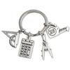 Calculator Math Formulas Keychain Compasses Student Keychain Greek Symbols Keychain