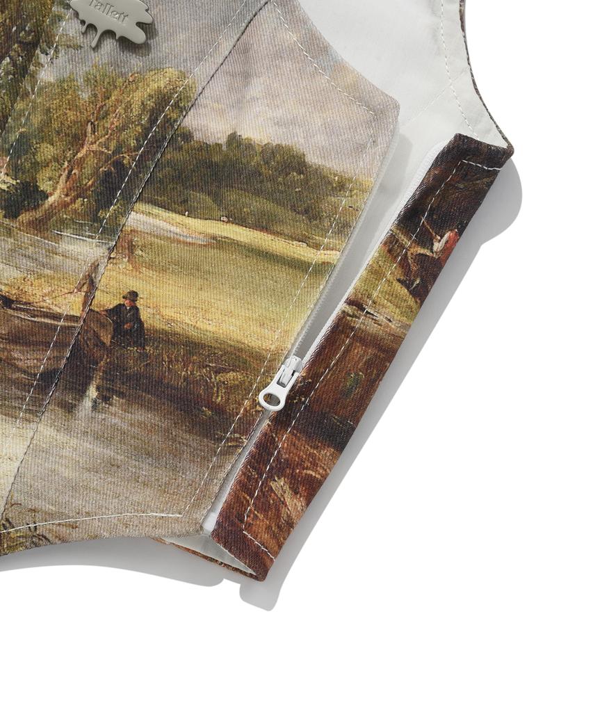 FALLETT [Palet X National Gallery] John Constable Corset Top
