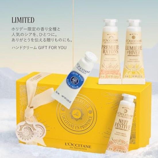LOCCITANE Hand Cream GIFT YOU Mini Size Set 4 Birthday Present Women Men Popular Holiday Coffret Shopper Bag
