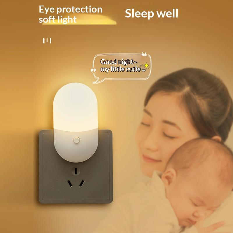 Eu/Us Plug Led Night Light Mini Night Light Lamp For Children Room Bedroom Lights