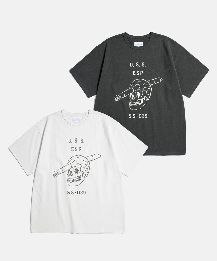 ESPIONAGE U.S.S. Heavyweight Tee Off White