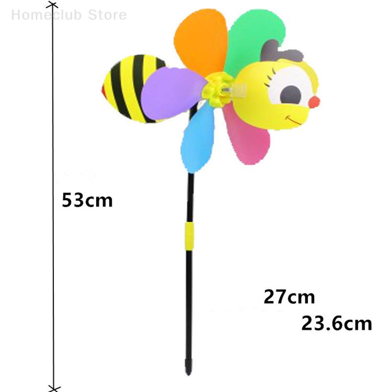 Homeclub Store 1 Set 3D Colorful Plastic Windmill Animal Cartoon Windmill Children's Toy Kindergarten Prize DIY Decoration