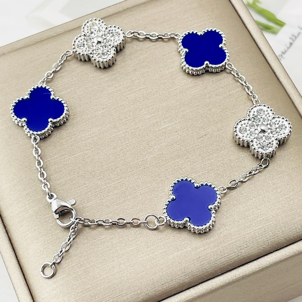 15mm Fashion Clover Reversible Bracelet Women Shell Tide Personalised Design Bracelet