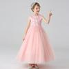 Girls Kids Puffy Princess Dress Wedding Party Performance Flower Girl Dress