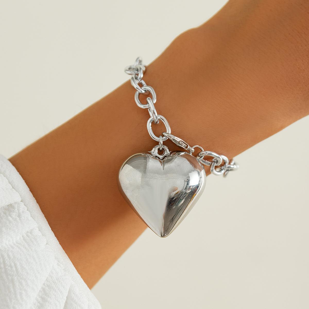 

Ingemark 8 Styles Punk Chunky Cuban Chain Bracelet for Women Unique OT Buckle Cross Round Sequin Pendant Bangles Jewelry Pulsera