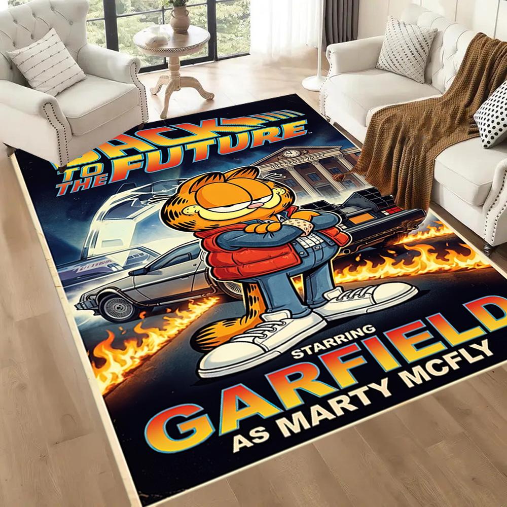Garfield And Odie S Fun Day Square Rugs Are a Great Choice for Living Rooms, Bedrooms, Home Décor, and As Gifts