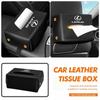 Car Tissue Box Armrest Storage Case Seatback Napkin Holder Accessories For Lexus CT200h ES250 ES300h IS250 IS200 GS300 GS460