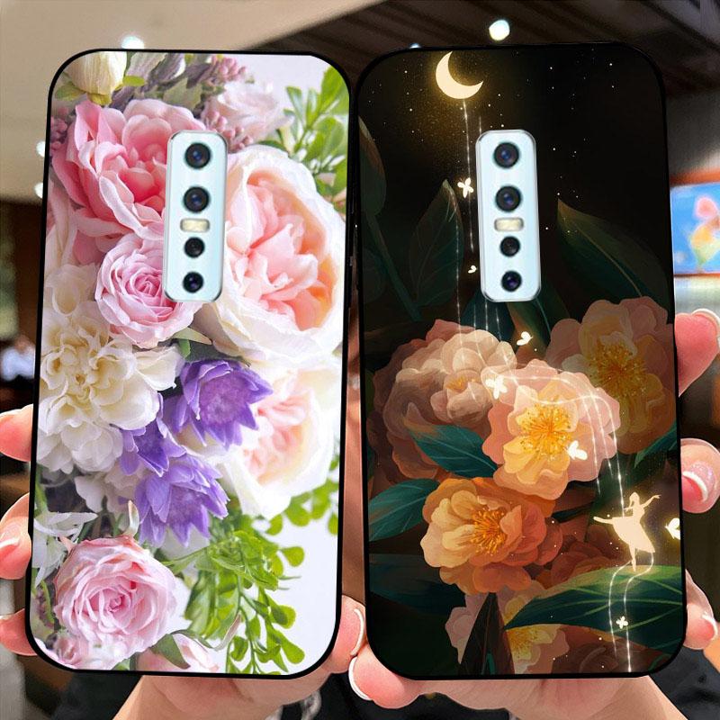 Cases For vivo V17 Pro Cute Astronaut Fashion Shockproof Soft Bumper For Vivo V17 Pro V17Pro 1909 1910 Coque V 17 Pro Capa
