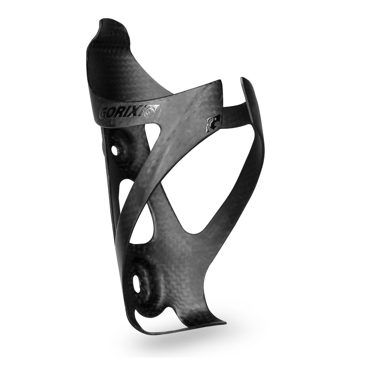 

GORIX Carbon Bicycle Bottle Carbon Fiber Bottle Holder Matte Carbon Road Bike Drink Holder Cage, Ultra-Lightweight (GX-BCARBON) Black, High-Strength, чёрный