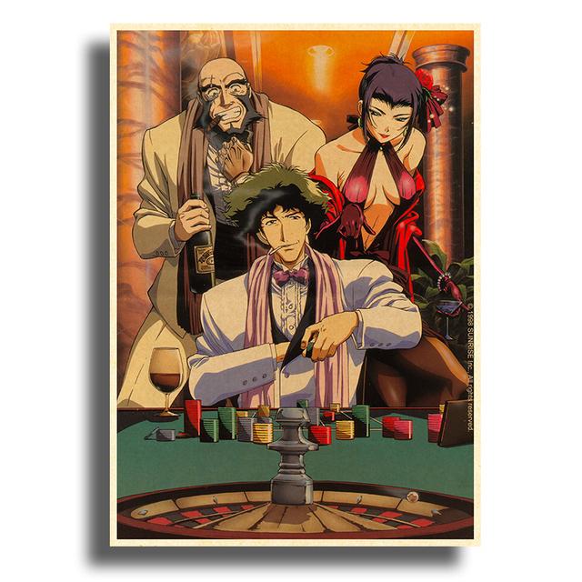 Cowboy Bebop Poster and Printing Room Decoration Oil Painting Room Decoration Wall Art Picture Wall Decoration Living Room