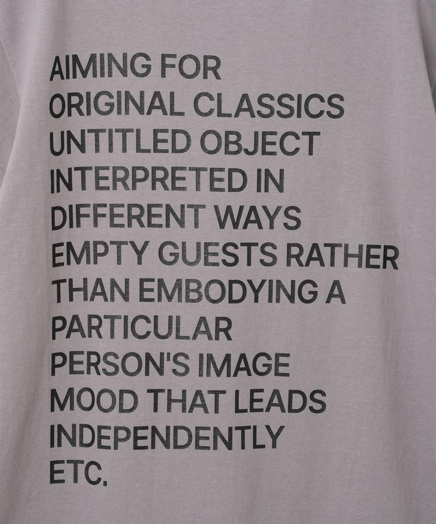 MILLO WOMEN Lettering Archive T-Shirt [Ash Gray]