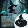 Gothic Lolita Witch Hat Tall Pointed Cone Top Women's Wizard Cap Halloween Hat  Masquerade Ball
