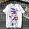 Genshin Impact Cosplay Jeu Manga T-shirt Chemise Maillot de corps Maillot de corps Polyester