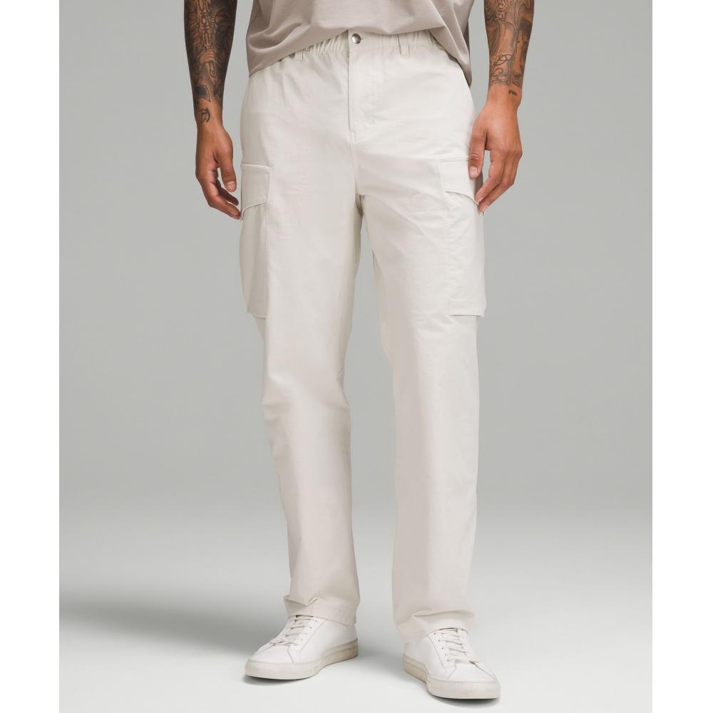 

Lululemon Stretch Cotton Versatwill Relaxed Fit Cargo Pant Bone 38