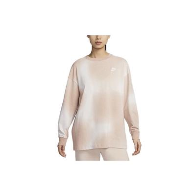 Sportswear Gradient Crew Neck Casual Long Sleeve T-Shirt Women Tops Pink FZ6566-200