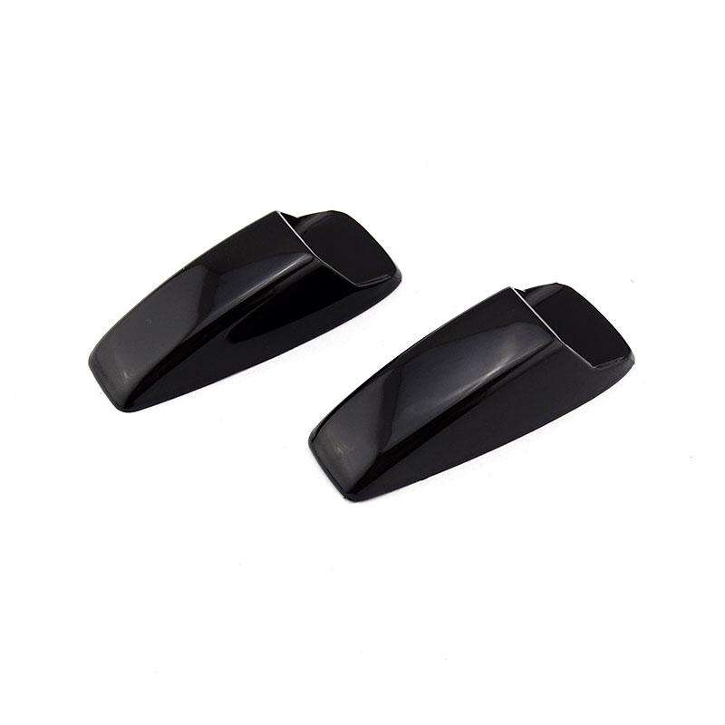 Universal car decoration auto body kits badget Car Bonnet Screen Spray Nozzle cover Washer Wash Vent jet Covers - Pair