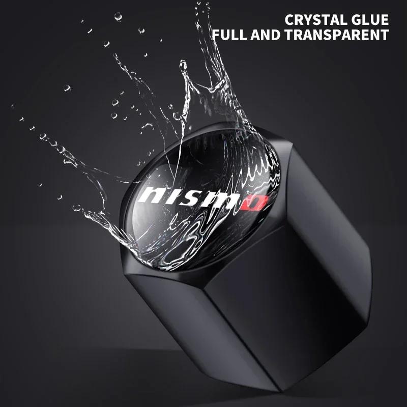 Bilnyckelring Mockaläderrep Nyckelring Metallhjul Däckventilhattar För Nissan Nismo Note Armada Pulsar Pathfinder X-Trail Qashqai