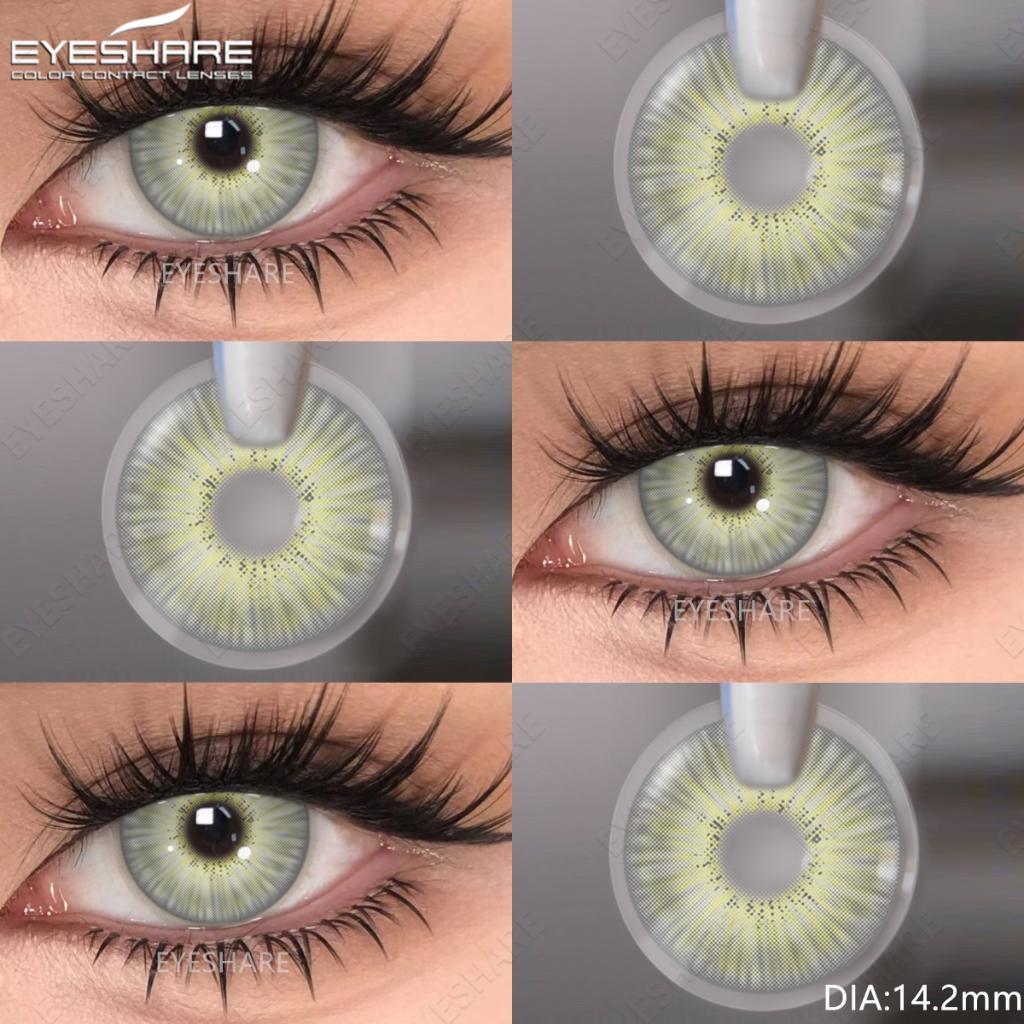 Eyeshare Colored Contact Lenses Eyes New York Pro Series 1 Pair Decoration Comestics Makeup