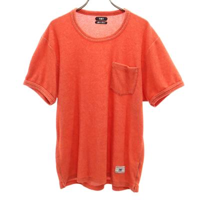 TMT Made in Japan Kurzarm-T-Shirt XXL Frottee, unifarben, große Größe Herren Gebraucht