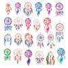 Navy Peony Dreamcatcher Waterproof Sticker Set and Stickers for Water and Journals (23 Stickers) - Cute, Water-Resistant, Long-Lasting Bottles,