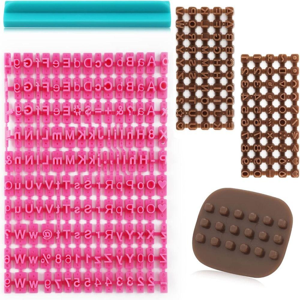 

Синие, коричневые, розовые штампы с буквами для глины Глина с комбинированными инструментами Аксессуары для штампов с буквами