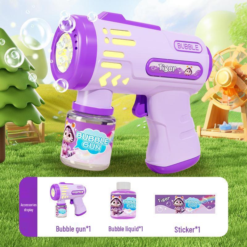 Electric Luminous Bubble Gun - Automatic Handheld Toy for Kids