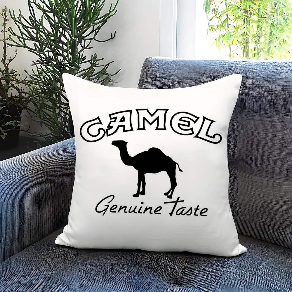 Luxury C-Camel Cushion Cover Comfortable Reversible Pillow Cover Ideal For Car Sofa Bedroom & Beyond