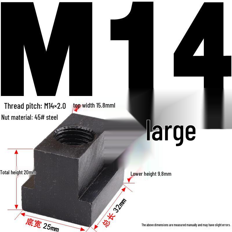 Kangfei 45# Steel T-Nut for M6-M20 Bolts