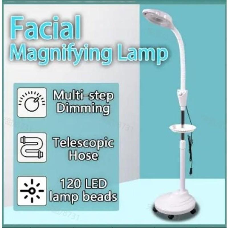 2-in-1 Facial Steamer Rehydration Machine Multi-functional Sprayer Facial Magnifying Lamp Professional Beauty Equipment