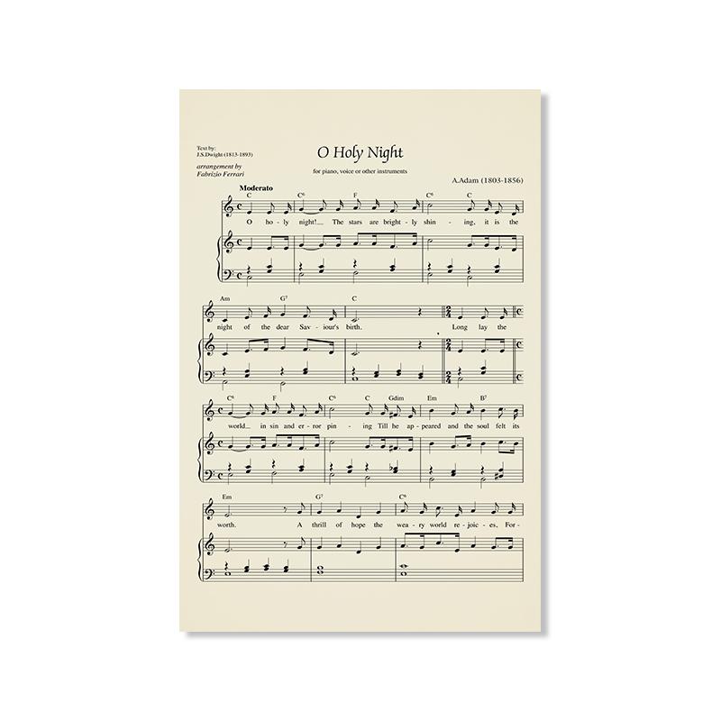 Christmas Gallery Wall Art Prints Rustic Winter Oil Painting Canvas Poster Holiday Decorative Wall Pictures Farmhouse Wall Decor