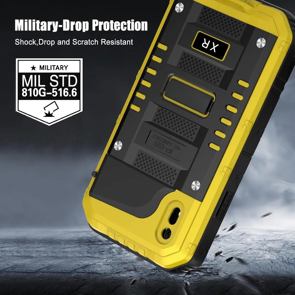 Per iPhone Air 17 16e 15 14 13 12 11 Pro Max XS XR 7 Plus Subacquea IP68 Robusta in Metallo Alluminio Custodia Impermeabile Pellicola Protettiva Schermo
