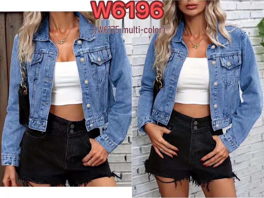 Autumn Long-Sleeved Denim Jacket for Cross-Border Shipping To Russia