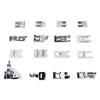 16Pcs Sewing Machine Presser Foot Set with Storage Case Replacement Parts Accessories