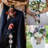 Wedding Bouquet Photo Charms Cabochon Pendants Pearl Pendant for Bridal Wedding Party