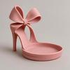 Jewelry Display Stand High Heel Shoe Shaped Storage Tray for Necklace Earrings Modern Tabletop Decoration