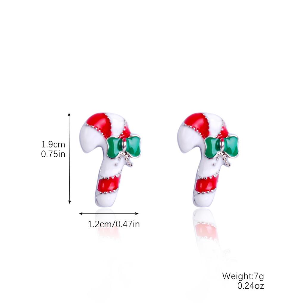 Europäisches und Amerikanisches Weihnachts-Ohrring-Set Funkelnde Diamant-Schneeflocke Glocke Feiertags-Ohr-Accessoires