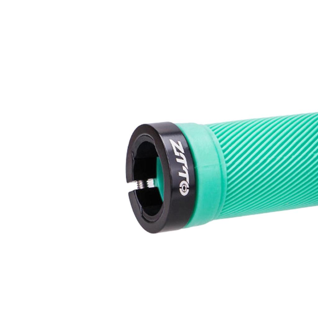 Handlebar Grips Shock Absorbing 22mm Bike Lockable Handle Grip , Blue