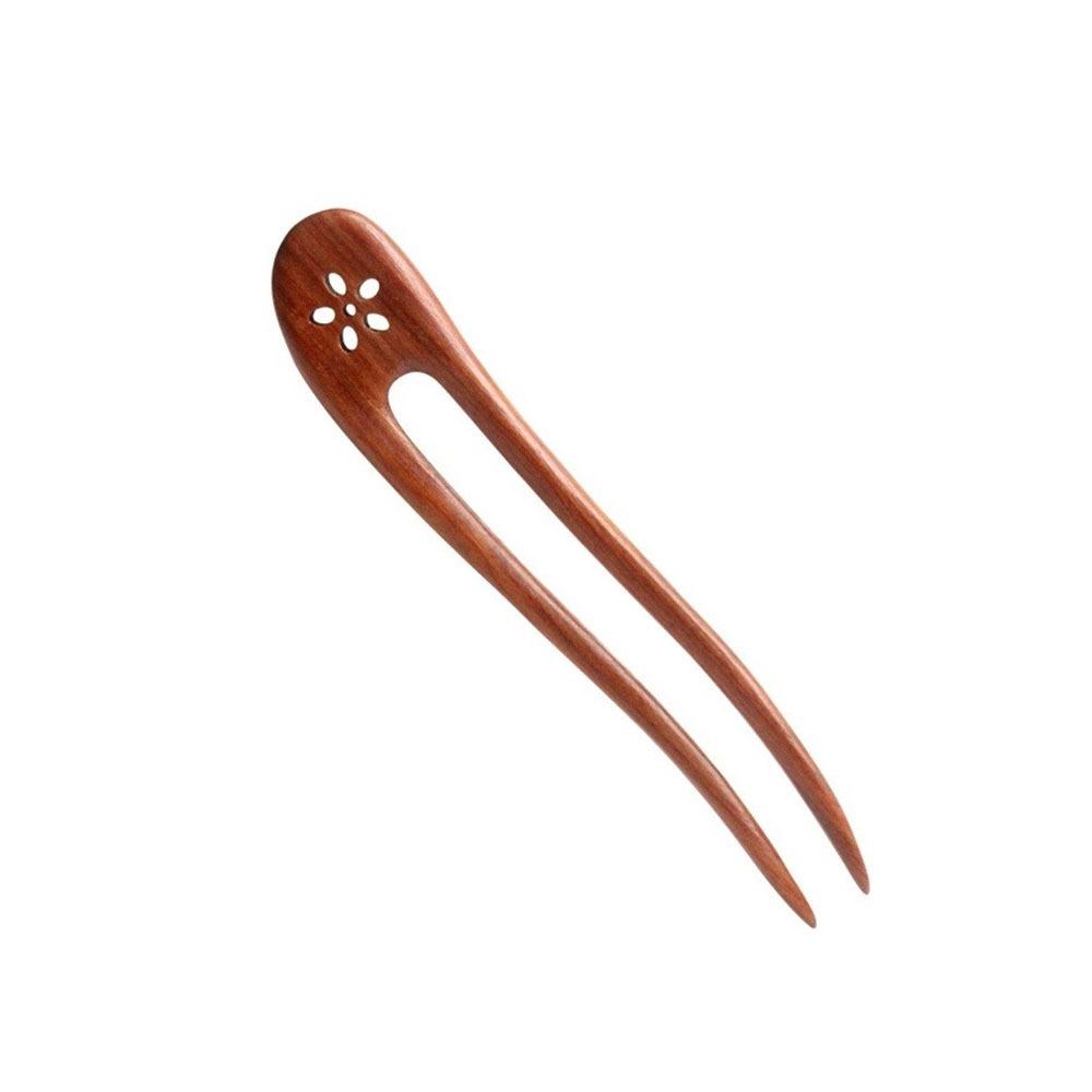 Handmade Wooden Hair Sticks U Shaped Wood Hairpins and Clips Delicate Hair Forks  Girls