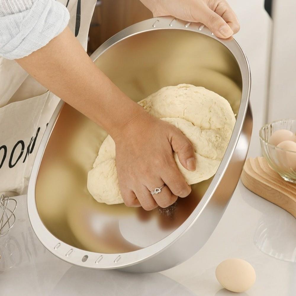 Oval Vegetable Washing Basin 2 In 1 Fruit Vegetable Strainer Fruit Drain Basket Kitchen Cooking