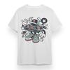 Men's Plus Size T-shirt With DJ Culture Graphic Unisex White 100% Cotton Tee USA