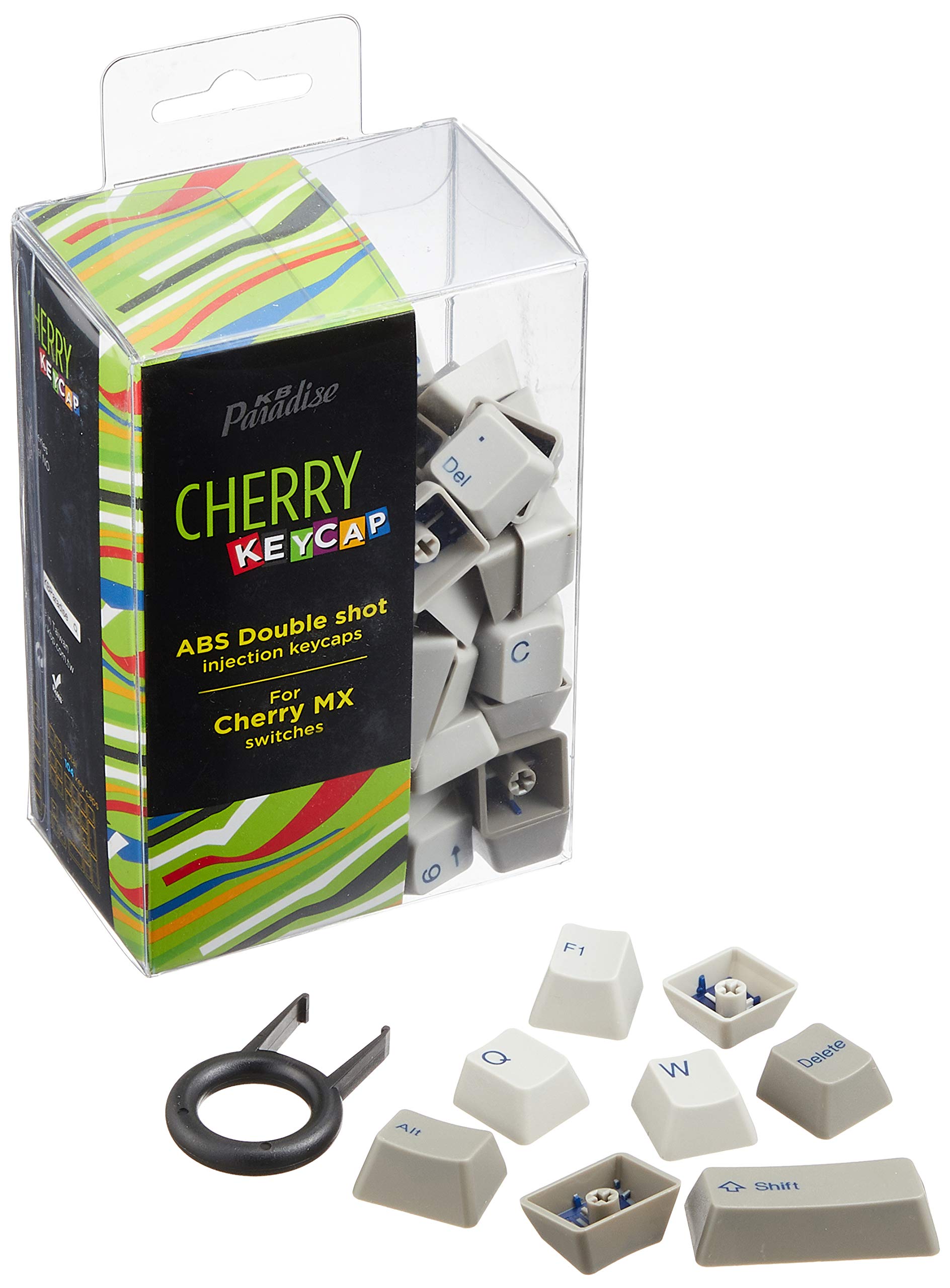 

Century KB Paradise CHERRY MX Keycaps Series for 104 English Keyboards, Two-Color Molded (Olivette) CK-104OLI