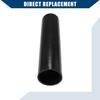 Single 12" Long 25" ID Car Straight Coupler Silicone Hose Pipe Repalce Black