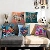 Cartoon Veiligheid Sheriff Labrador Kussen Cadeau Huis Kantoor Decoratie Slaapkamer Sofa Auto Kussenhoes hoes x
