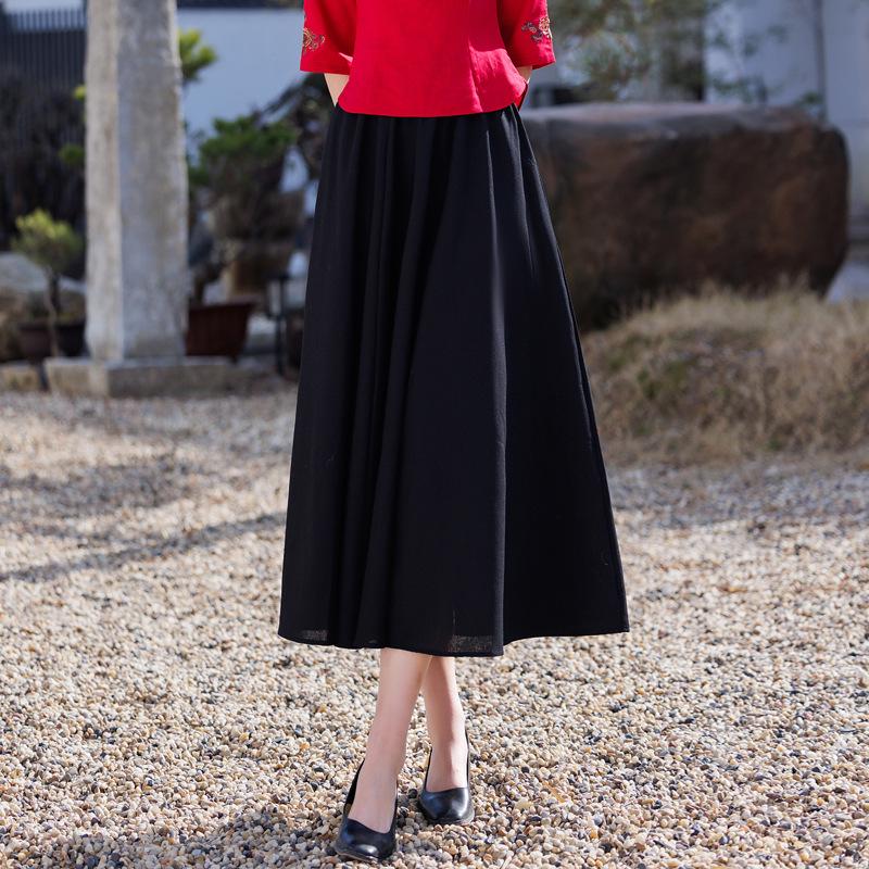 

Китайский Ретро Приталенный Танский Костюм Ципао Топ и Чайный Набор для Женщин L