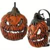Terrifying Light Up Pumpkin Head Mask Halloween Horror Cosplay Glowing Hands Free Prop Scary Haunt Party Wearable Essential