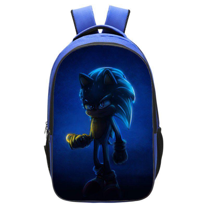 Sonic The Hedgehog 2 Children's Backpack For School Travel Colorful Artwork Unisex Design